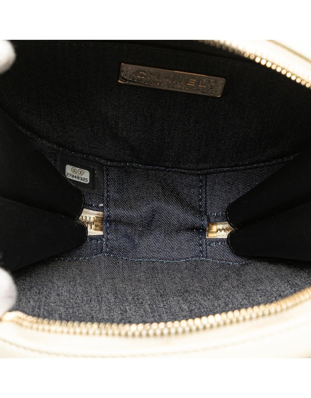Pre-Loved by Azura Reborn - Pre-Loved Crumpled Calfskin En Vogue Round Bag