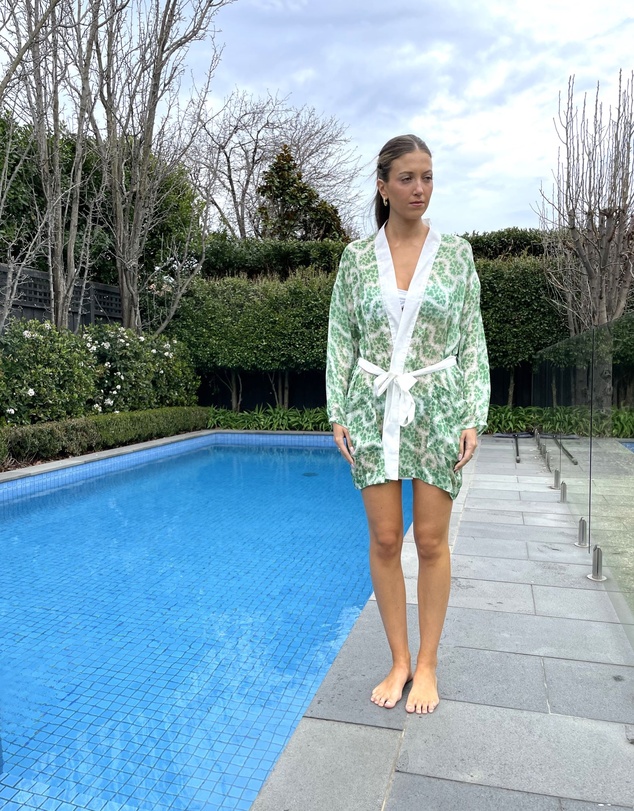 SILK MAGNOLIA - Silk Kimono