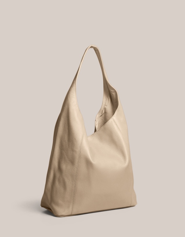 VESTIRSI - Scarlett 2.0 Beige Leather Hobo