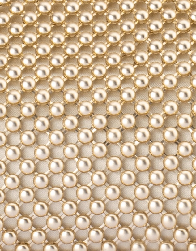 Olga Berg - Mimi Ball Mesh Frame Bag