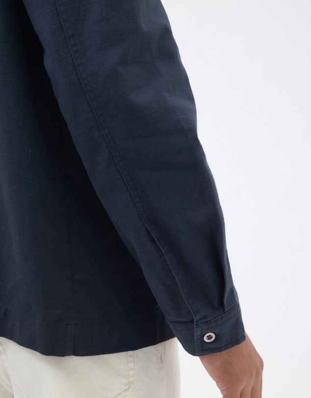 AERE - Utility Pocket Linen Blend Shirt