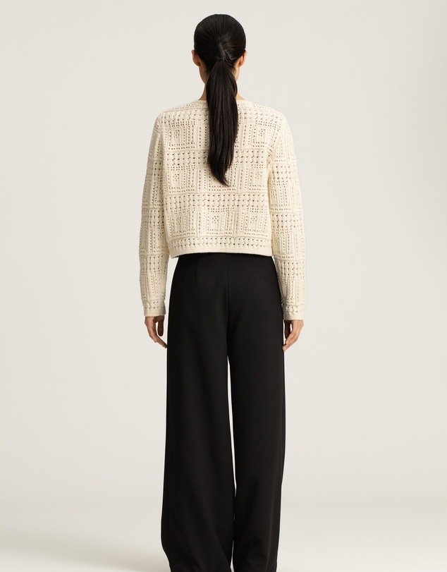 IDA+S - Thea Cashmere Crochet Cardigan