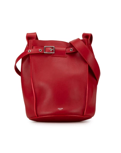 Pre-Loved by Azura Reborn - Pre-Loved Leather Big Bag Bucket Crossbody