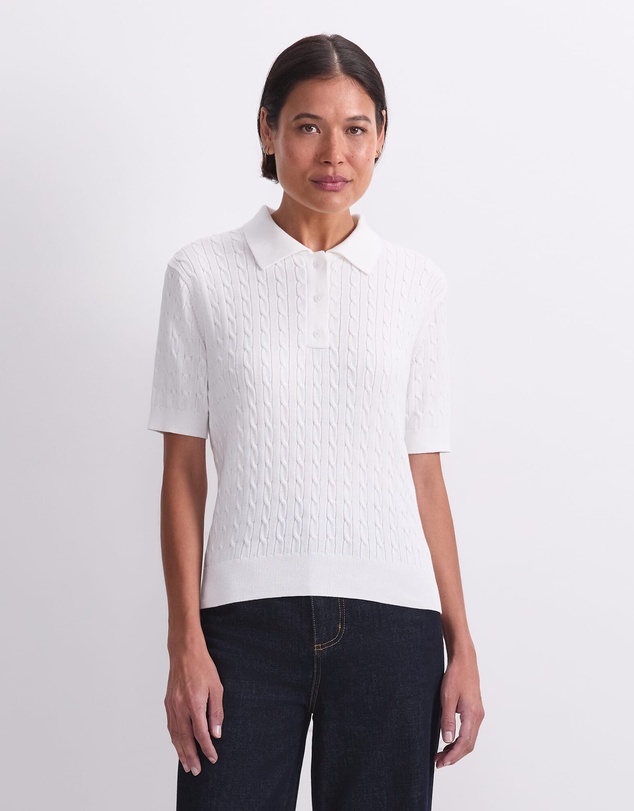 Sportscraft - Chiffon Cotton Cable Polo