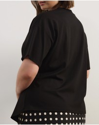 Atmos&Here Curvy - Zulu Trim T-Shirt