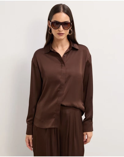The Fated - Josephine Satin Shirt