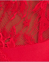 Natori - Fleur Thong Cut Halter Lace Lingerie Bodysuit
