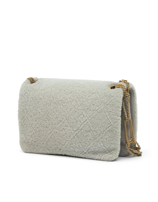 Pre-Loved by Azura Reborn - Pre-Loved Quilted Shearling Chain Flap