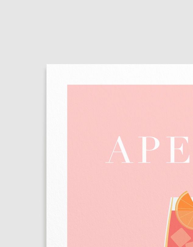 Olive et Oriel - Aperol Spritz Art Print