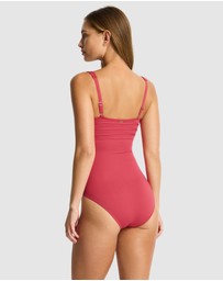 Sea Level Australia - De Luxe Square Neck Bralette One Piece
