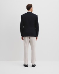 Country Road - Regular Textured Wool Stretch Blazer