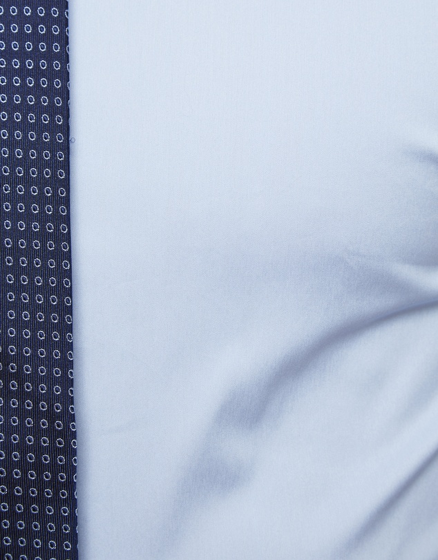 Oxford - Blue Stretch Travel Shirt