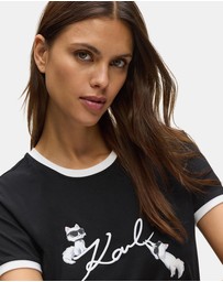 Karl Lagerfeld - Ikon Signature Choupette T-Shirt