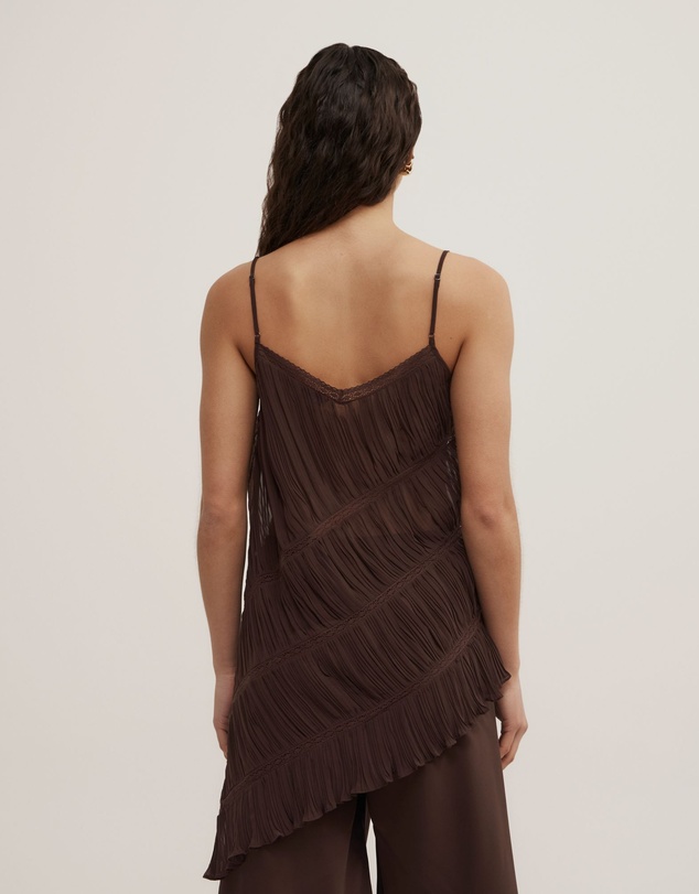 Witchery - Gather Lace Trim Top