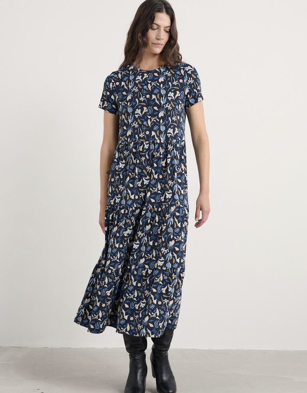 Seasalt - Arborist Short Sleeve Tiered Dress