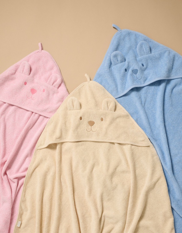 Purebaby - Bear Hooded Towel-Babies