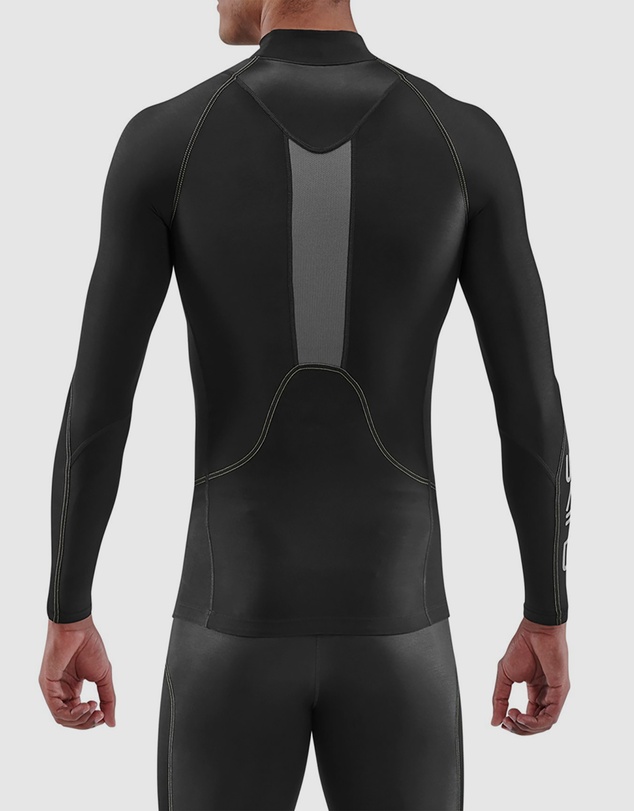 SKINS - SKINS Compression Men's Series-3 Clothing Long Sleeve Top Thermal Black