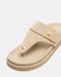 Steve Madden - Thona Sand Suede Sandals