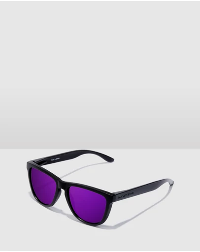 Hawkers Co - Polarized Black Purple One Raw Sunglasses for Men and Women UV400