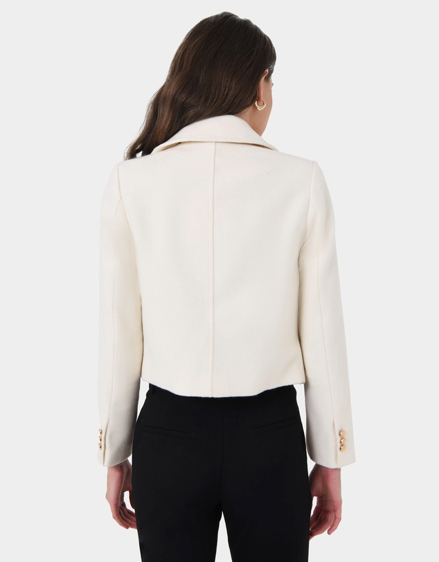 Forcast - Scout Cropped Wool Coat
