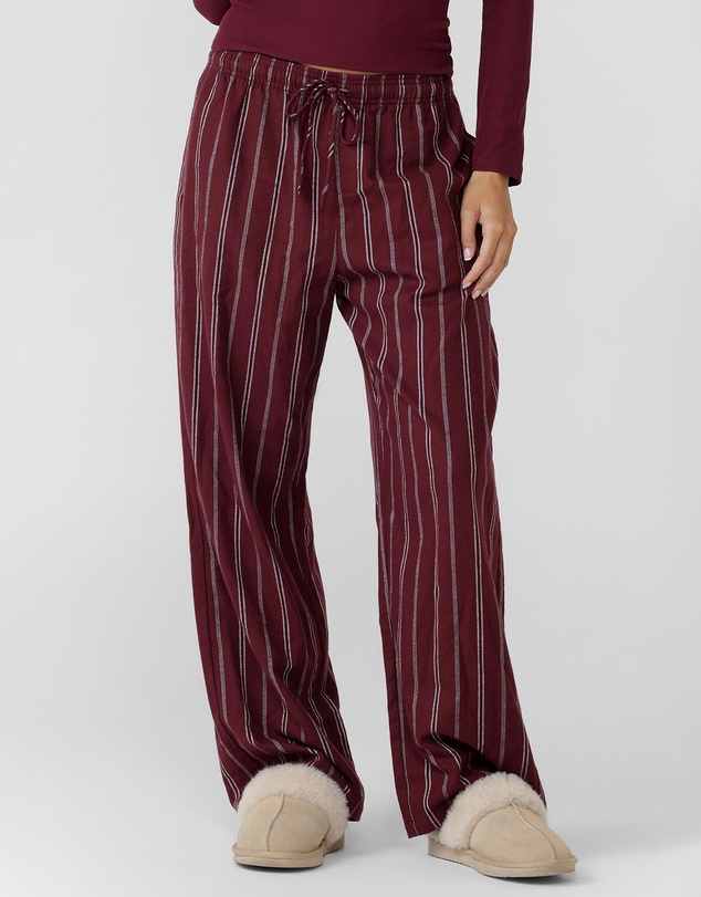 Lorna Jane - Campus Stripe Flannel Lounge Pants