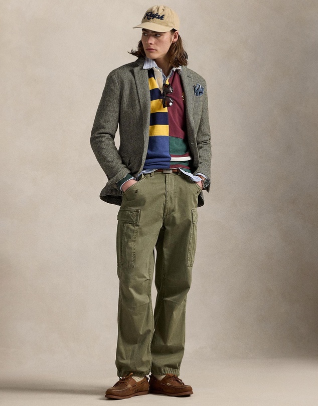 Polo Ralph Lauren - ICONIC EXCLUSIVE - Classic Fit Patchwork Jersey Rugby Shirt