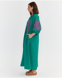 ALEXANDRA - Lindox Dress Green