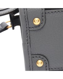 Pre-Loved by Azura Reborn - Pre-Loved Mini GG Canvas Web Bauletto Top Handle Bag