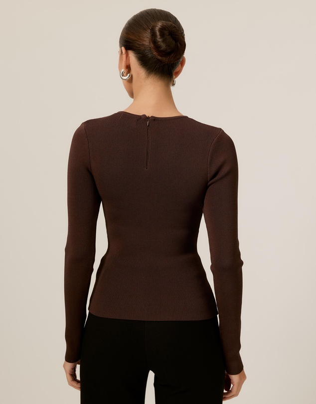 Tussah - Crew Neckline With Under Bust Seam Top