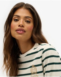 Superdry - Country Club Long Sleeve Stripe Top