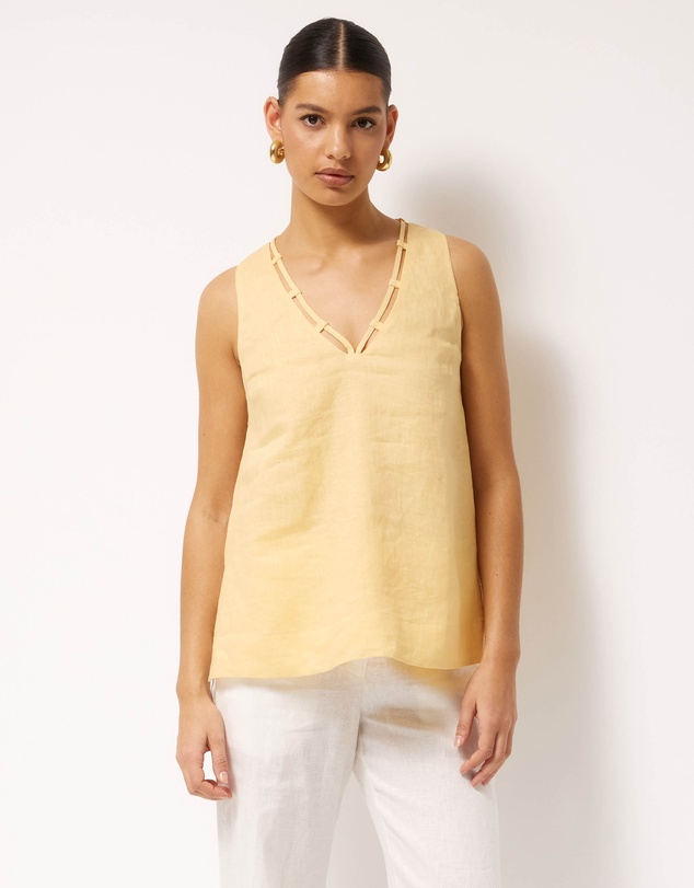 AERE - Noa Linen Top
