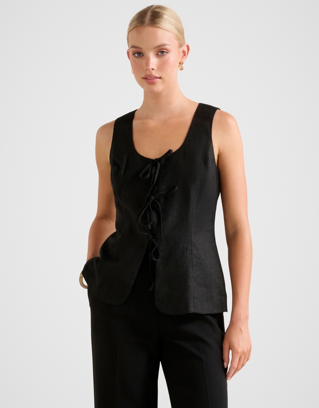 Forever New - Tia Tie Front Waistcoat