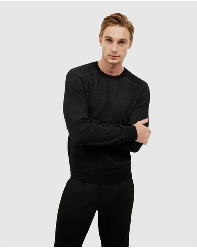 Politix - Two-toned Crew Neck Knit