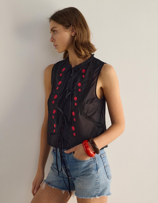 Auguste The Label - Bellamy Embroidered Blouse
