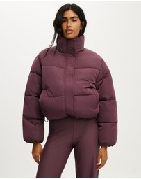 Cotton On Body Active - The Mother Puffer Funnel Neck Jacket