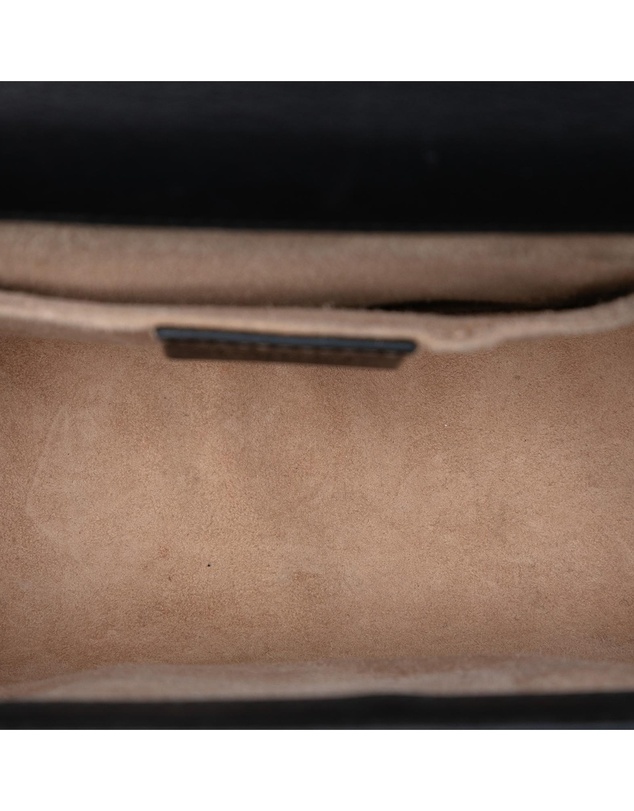 Pre-Loved by Azura Reborn - Pre-Loved Small Pearl Studded Leather Padlock Crossbody