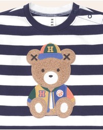 Huxbaby - Varsity Hux Stripe Top - Babies-Kids