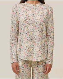 Papinelle - Meribel Organic Cotton Knit Long Sleeve Tee and Wide Leg Pant
