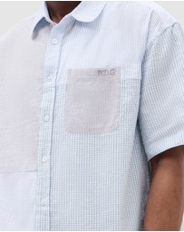 BDG By Urban Outfitters - Stripe Patchwork Shirt