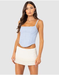 EDIKTED - Cammie Striped Corset
