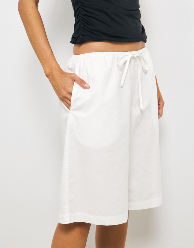 AERE - Kirra Poplin Bermuda Shorts