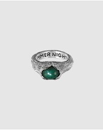 Haze & Glory - ICONIC EXCLUSIVE - Ring Chrysocolla Gemstone in 925 Sterling Silver
