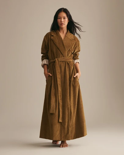 Resting - Ribbed Velvet Ace Robe