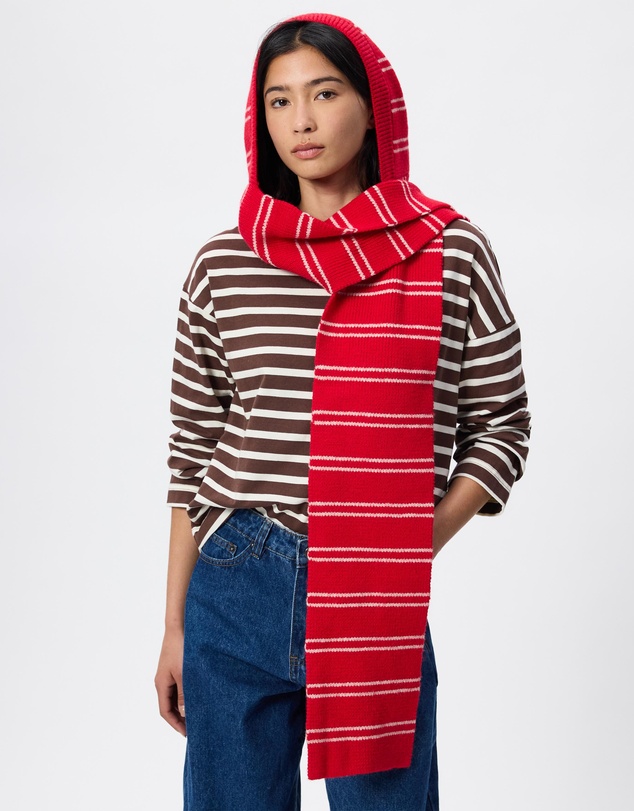 Damson Madder - Hooded Scarf
