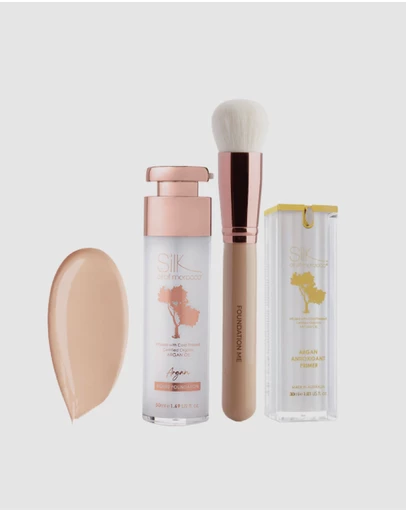 Silk Oil of Morocco - Argan Foundation Essentials - Value Pack - Ivory