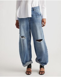 Decjuba - Daisy Ripped Horseshoe Jeans