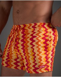 TEAMM8 - TEAMM8 Resort Swim Short - Red Mirage