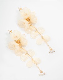 Lovisa - Acrylic Flower Large Drop Earrings