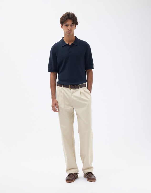 AERE - Organic Cotton Short Sleeve Polo