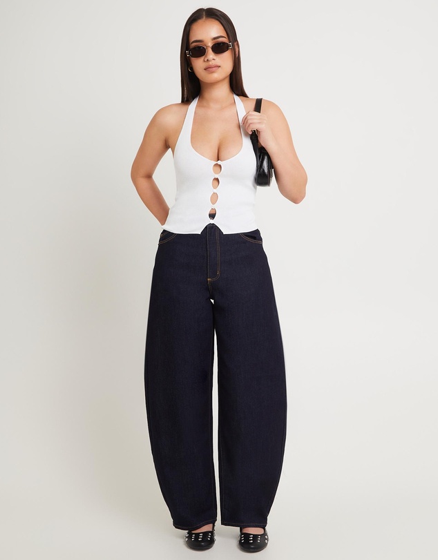 Alice In The Eve - Kaia Keyhole Halter Top